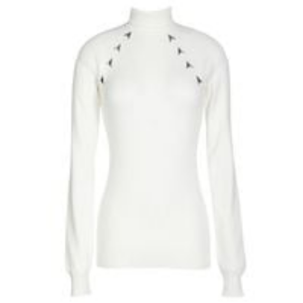 Mugler Turtleneck sweater Embellished small NWOT